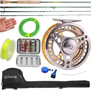 Sougayilang Fly Fishing Rod Reel Combos with Lightweight Portable Fly Rod and...