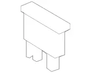 Genuine Volvo Mini Fuse 31346549 (for: Volvo)