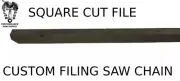 SQUARE CUT FILE FOR FILING CHAINSAW FITS HOMELITE MCCULLOCH ECHO PIONEER PARTNER