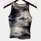 CALIA Carrie Underwood Essentials Fitness Tank S Cropped Daybreak Slate NEW