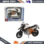Bburago 1:18 Scale KTM 990 Supermoto R White Orange Diecast Model Toy Replicas