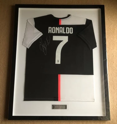 Cristiano Ronaldo Juventus Framed & Signed Jersey