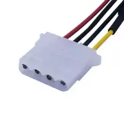 4-Pin Molex Computer PC Case Fan Speed Reducer Low Noise Extension cord Adaptor_