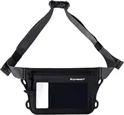 Wild Heart Waterproof Bag Waist Bag with Adjustable Waist Belt Screen Touchable Dry Bag IPX8 to Keep The Phone and Valuables Dry Waterproof Mobile Phone Double Inner Pocket
