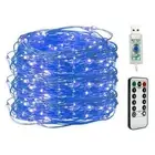 5m/20m LED String Fairy Lights Copper Wire Twinkle USB Wedding Party w/ Remote