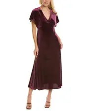 Taylor Stretch Velvet Maxi Dress