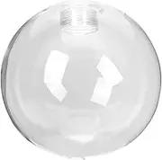 Amosfun Clear Glass Globe Lamp Shade: Glass Light Cover G9 Socket Glass Ball Lampshade Cover Sphere Shade Ceiling Fixtures Replacement 120mm for