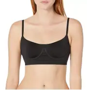 Calvin Klein Women's Bonded Flex Unlined Balconette Bralette Black Size M 6692
