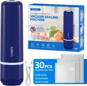 Vacuum Sealer,Portable Vacuum Sealer for Food,Vacuum Machine with 3 Sizes of Vac