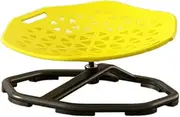 Pitycbo Kids Rotating Chair with Stability Base for Coordination and Balance Practice, Yellow, as described
