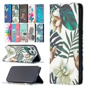 For iPhone 12 11 Pro Max XS XR 8 7 Plus SE2 Flip Leather Stand Wallet Case Cover