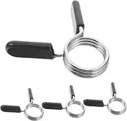 Milisten 4pcs Barbell Clamps Barbell Spring Clips Dumbbell Weight Bar Clamps For Strength Training Gym Accessories For Home And Professional Use