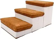 Dog Ladder Step Puppy Stair Storage Space-Saving Pet Accessory for Indoor Use