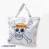 在飛比找蝦皮購物優惠-One Piece／海賊王／海賊旗印花／Q版角色印花／肩背袋