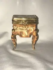Limoges Imports France Hand Painted Antique Table Trinket Box