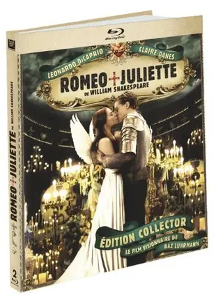 【BD藍光】羅密歐與茱麗葉：BD+DVD雙碟書本限定版(台灣繁中字幕)Romeo+Juliet鐵達尼號 神鬼獵人 主角