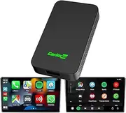 CarlinKit 5.0 Wireless Carplay Adapter, 2 in 1 Wireless Android Auto, CP/AA, 5.8GHz WiFi, Online Update, Plug & Play for OEM Wired CarPlay & Android Auto Cars