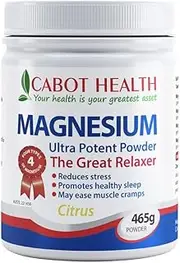 Cabot Health Magnesium Ultra Potent Citrus Powder 465g