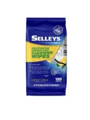 Selleys Lemon Citrus Multi Purpose Disinfectant Wipes - 120 Pack