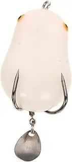 BESPORTBLE Professional Fishing Bait Multi-Hooks Lure for Snakeheads Realistic Frog Lure Reusable and Durable