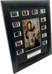 CAST signed Lord of the Rings Return of King filmcell (Lightbox upgrade option)