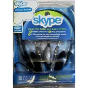 Altec Lansing Skype Stereo Headset w/ Boom Microphone Model AHS322, New