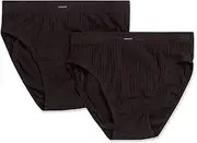 [Holeproof] Cotton Mock Rib Brief 2-Pack MZZX2A Black-Small