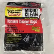 Circuit City Panasonic Type U / U3 Micro Clean Anti Bacterial Vacuum Bags 3 Bags