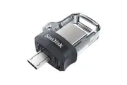 SanDisk OTG USB Drive Ultra 16GB Dual Clear Flash Drive Memory Stick SDDD3-016G