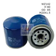 WESFIL OIL FILTER FOR Mitsubishi Cordia GSR 1.8L 1984-1989 WZ142 (for: Mitsubishi)