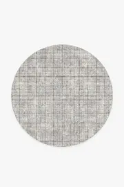 185' Round | Machine Washable Runner Rug | Kid & Pet Friendly | Indoor Rug | Glen Plaid Tufted Rug | Ruggable