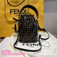 在飛比找蝦皮購物優惠-二手精品 FENDI 芬迪 Mon Tresor 老花LOG