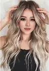 Synthetic Curly Wig|Deep Wave Frontal Wig|Wigs for Black Women&White Women (Ombr