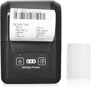 Portable Mini 58mm Thermal Printer 2 inch Wireless BT+USB Receipt Bill Ticket Printer with 57mm Print Paper Compatible with iOS Android Windows for Restaurant Sales Retail Small Business