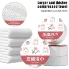 5pcs Enlarged Compressed Towel Thickened Face Cleansing Towels Hotel