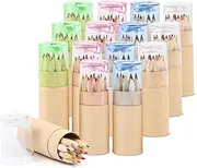 Mini Drawing Colored Pencils with Sharpener, Kids Pencil Set