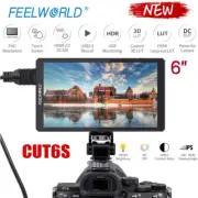 FEELWORLD CUT6S 6 inch Recording Monitor FHD Touch Screen Screen for Camera DSLR