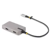 StarTech 104B-USBC-MULTIPORT laptop dock/port replicator Wired USB 3.2 Gen 1 (3.1 Gen 1) Type-C Black, Silver