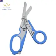 Multifunction Mini Portable Emergency Raptors Shears Tactical Folding Scissors O