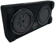 KICKER 48TRTP102 TRTP 10" 800w Down Firing Subwoofer Enclosure+Passive Radiator