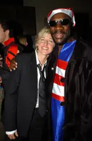 Ellen DeGeneres and Isaac Hayes at the My VH-1 Awards After Party - Old Photo 4