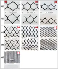 在飛比找Yahoo!奇摩拍賣優惠-【綠海生活】塑鋼網 (B級/黑色) 3尺 長度:100尺 萬