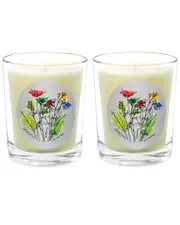 Qualitas Candles Spring Flowers Two Scented Beeswax Candle Set