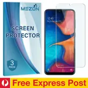 [3 Pack] Samsung Galaxy A20 Ultra Clear Screen Protector Film by MEZON