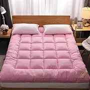 Foldable Student Dormitory Mattress, Skin-Friendly Quilted Mattress, Full-Size Camping mat, Student Dormitory Sleeping mat, Guest Sleeping mat