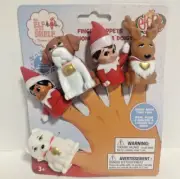 Elf on the Shelf & Elf Pets Finger Puppet Toy/Bath Set Dog Reindeer Arctic Fox