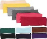 [Toyvian] 12 Pcs Elastic Sports Headbands Breathable and Comfortable Hair Accessories for Running Yoga and Workouts Secure Head