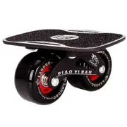 Classic Dazzle Drift Board Aluminum Alloy Free Line Drift Skates Scrub Antislip Skateboard Deck (frosted Plate, Black Wheel)