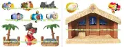 Fisher Price Little People CHRISTMAS NATIVITY STICKER Set Jesus Mary Manger
