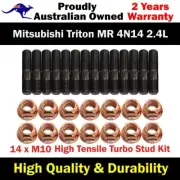 High Tensile Manifold&Turbo Stud Kit For Mitsubishi Triton MR 4N14 2.4L